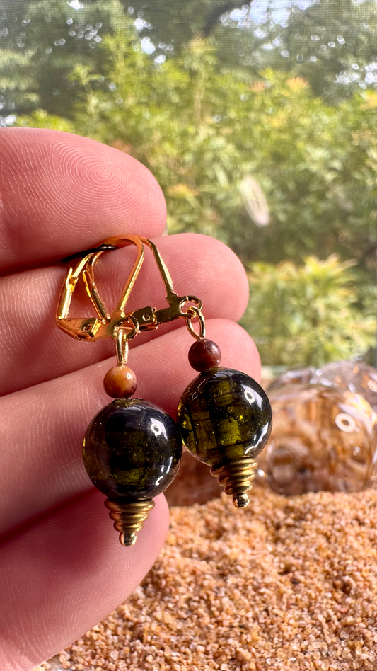 Mossy Treasure Earrings