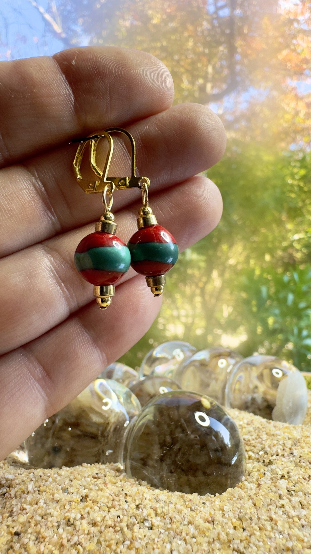 Mountain Magic Gold Earrings