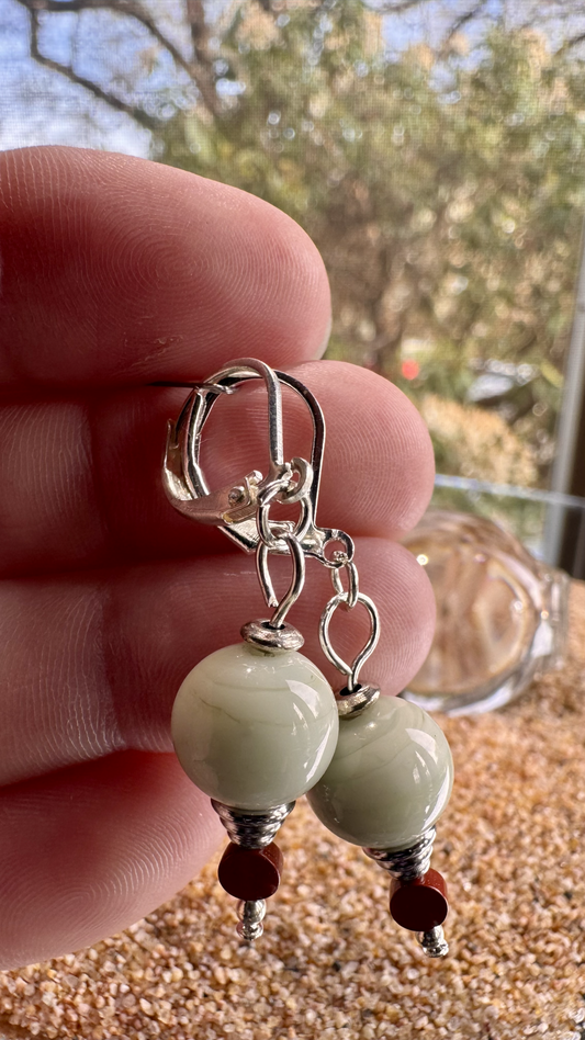 Pale Jade Dream Earrings
