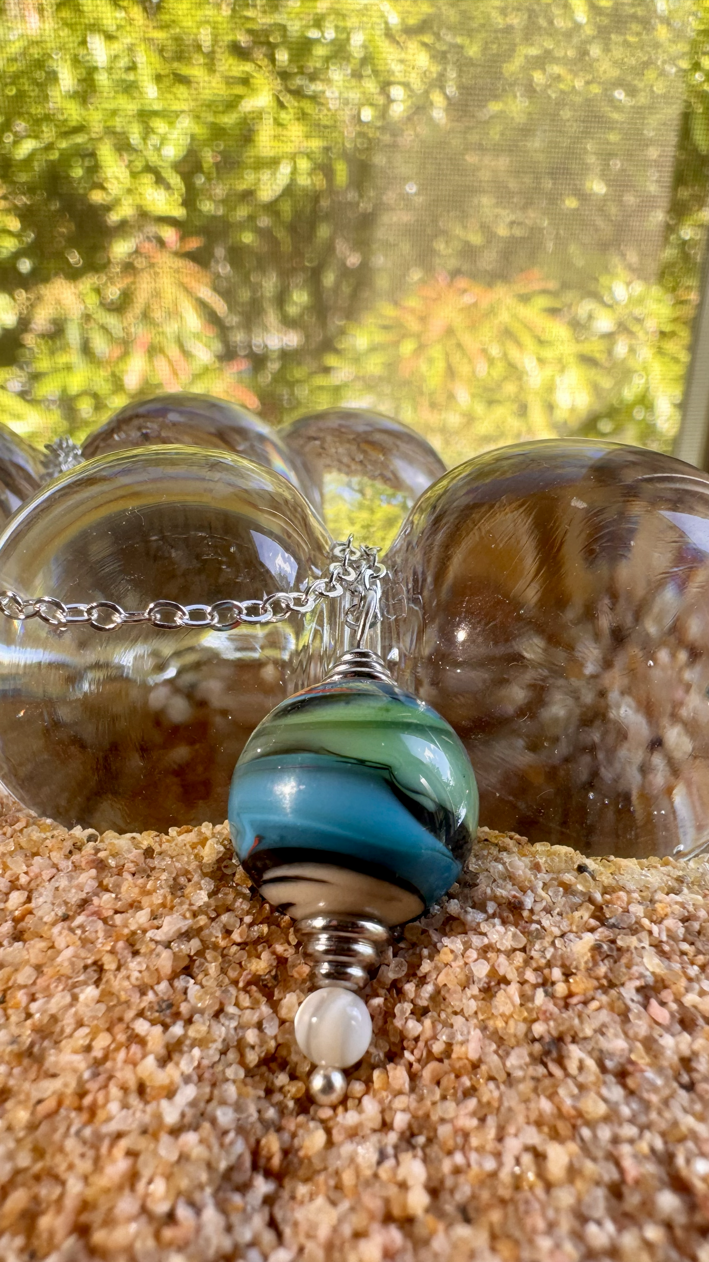 Tiny Earth Necklace