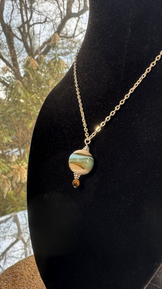 Tiny Pluto Necklace