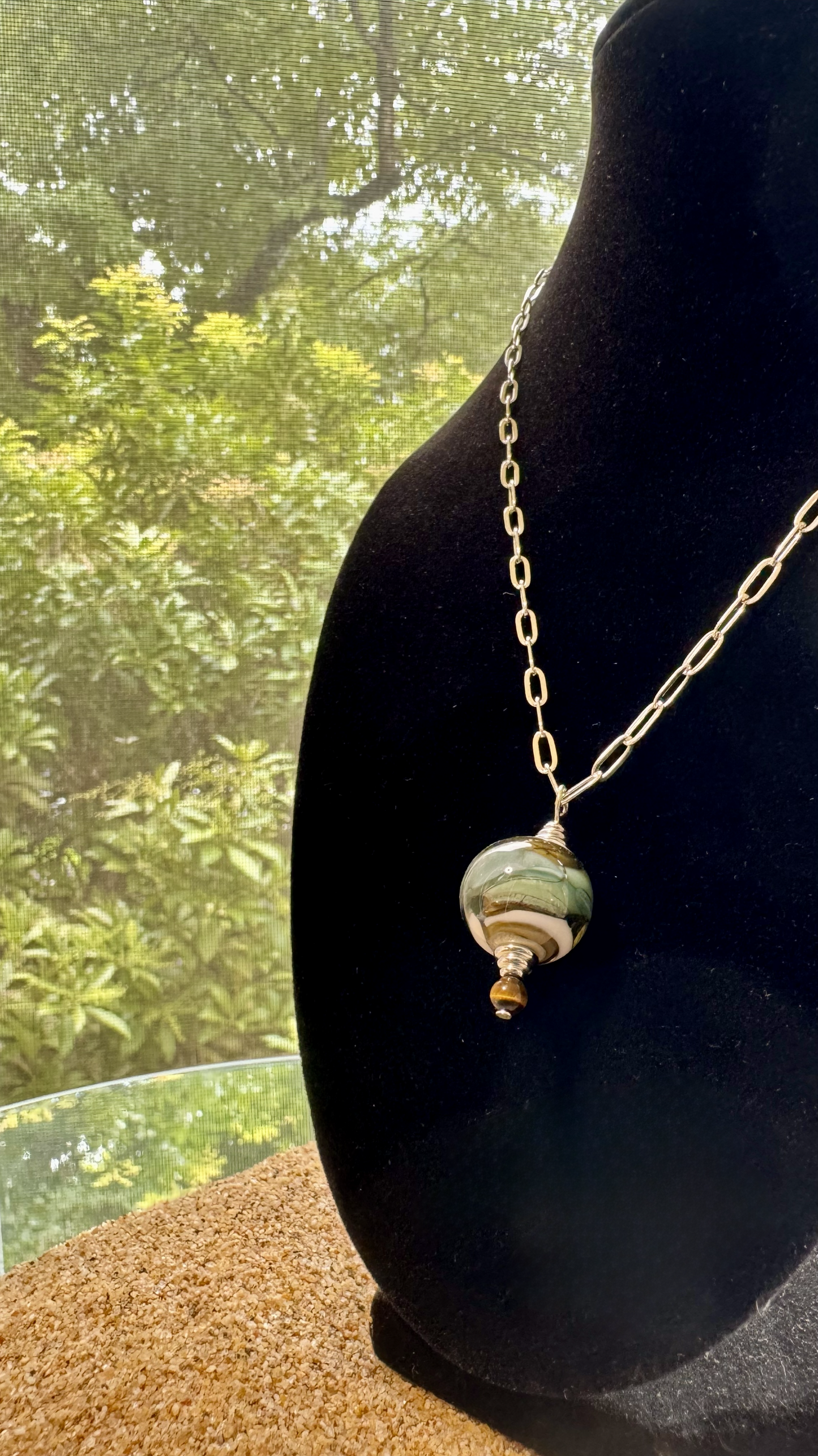 Tiny Pluto Necklace