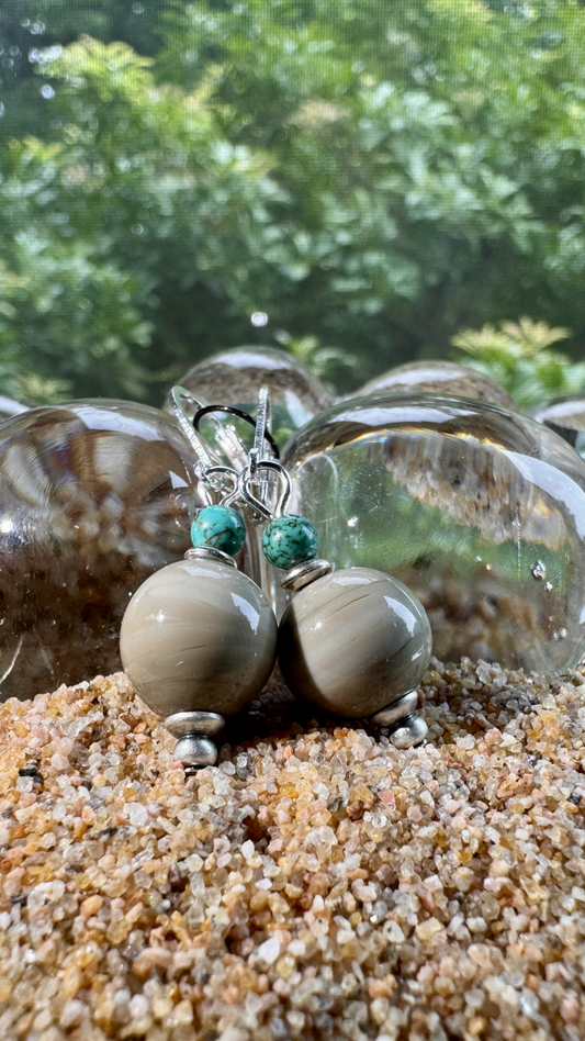 Ancient Sea Bottom Earrings