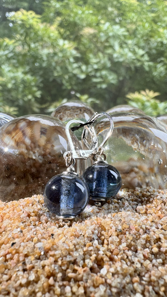 Blue Dewdrop Earrings