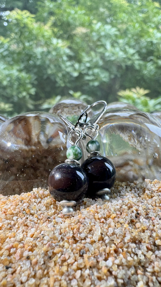 Dark Planet Earrings