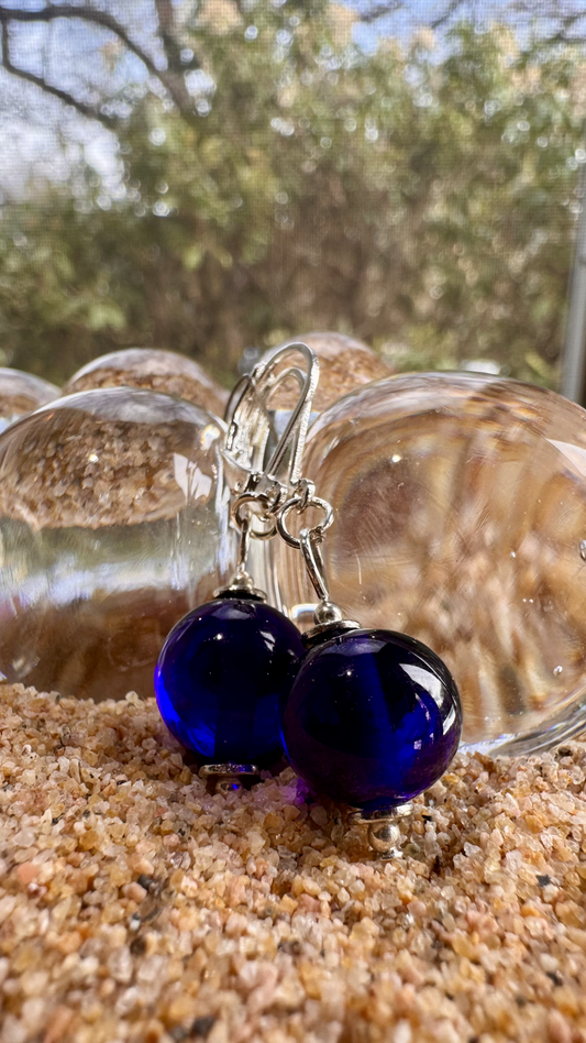 Deep Blue Night Earrings