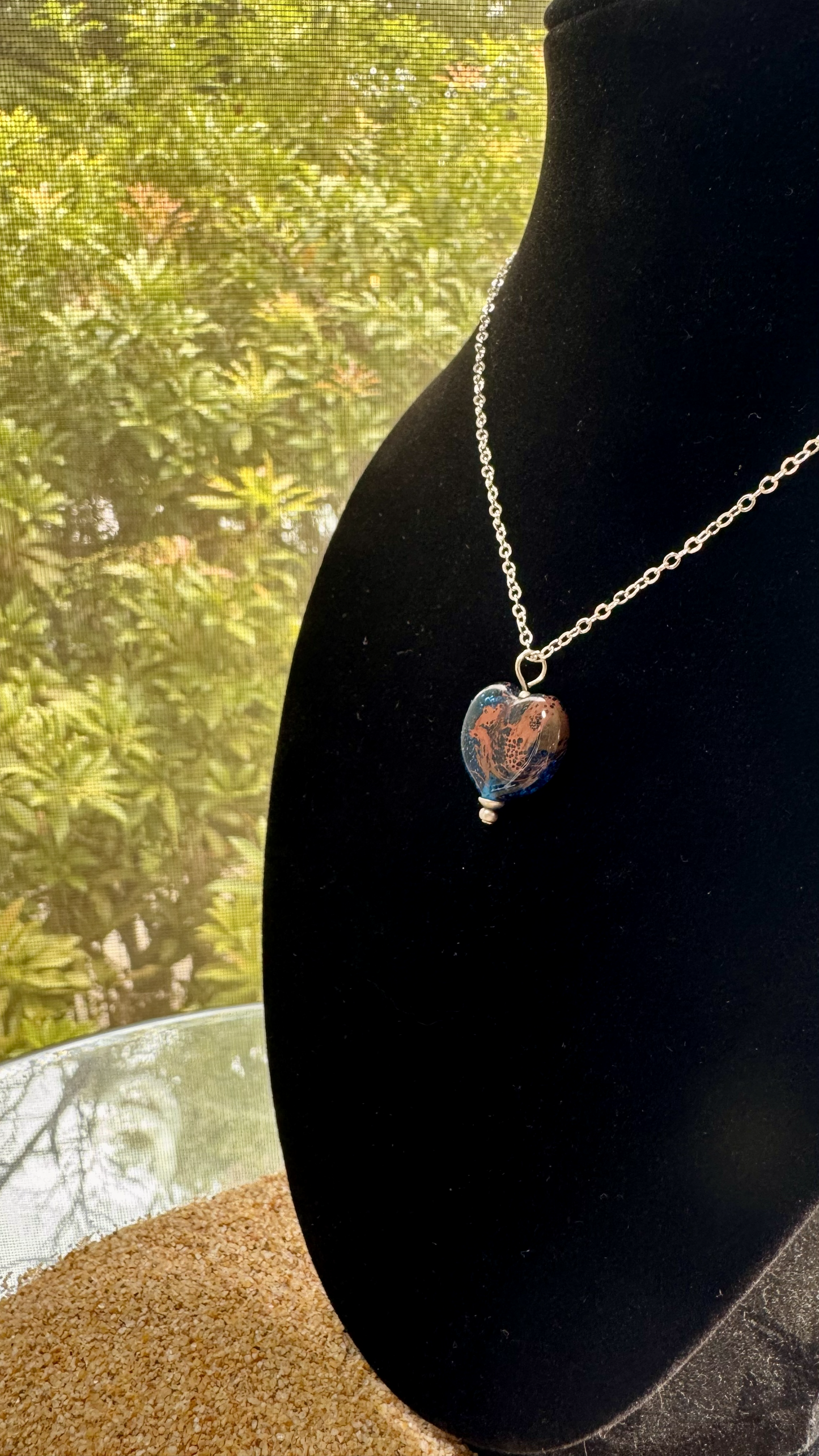 Dragons Blood Heart Necklace