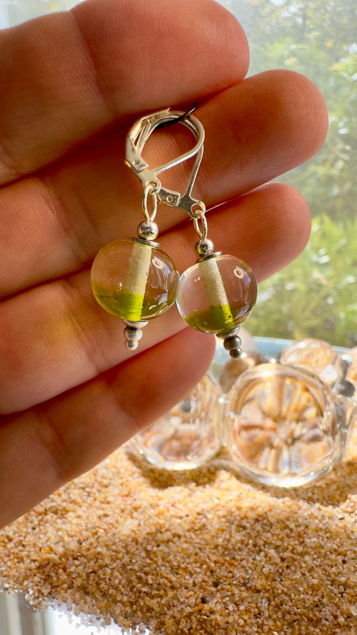 Honey Dew Light Earrings