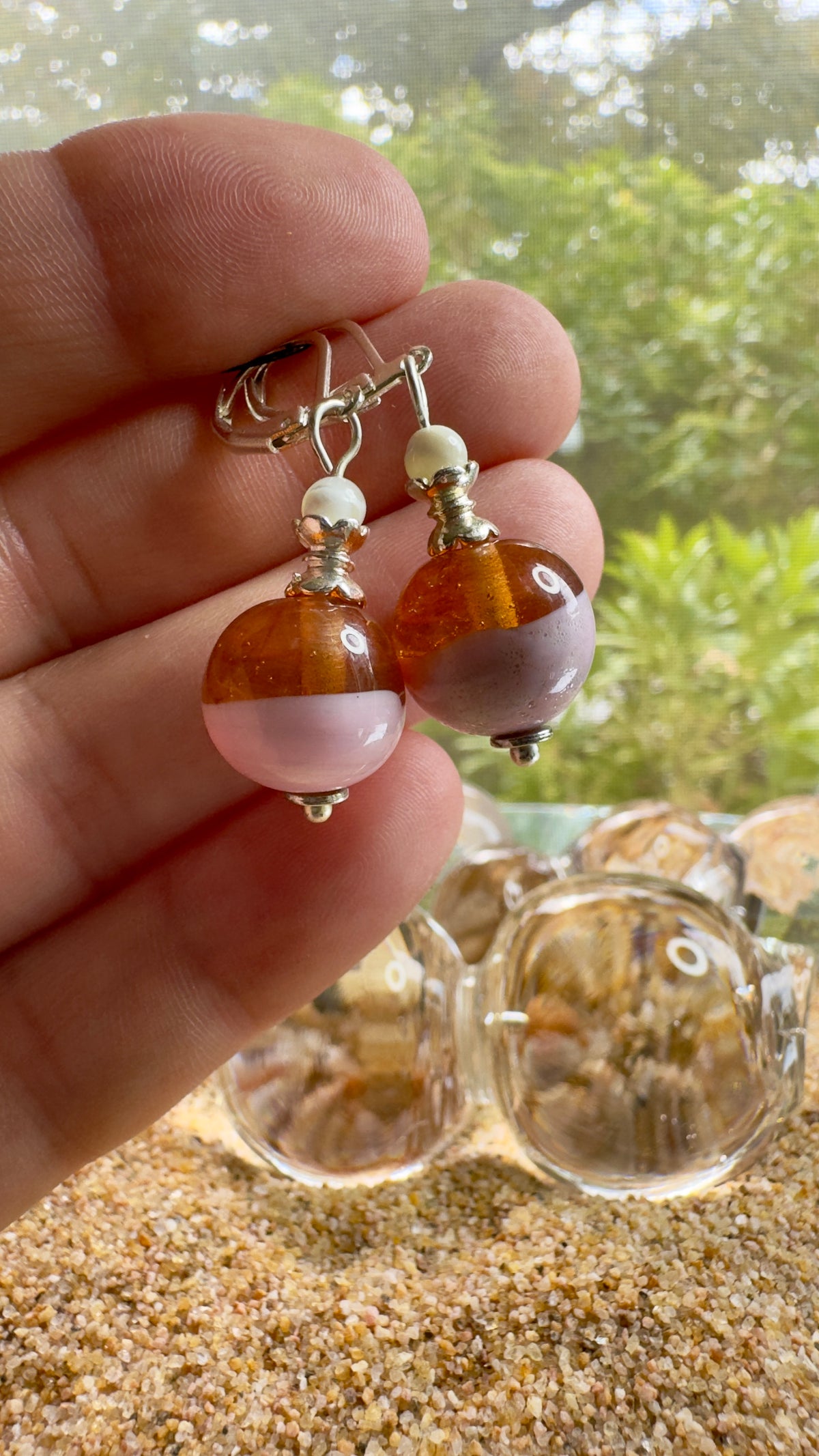 Sunset at the Disco Earrings