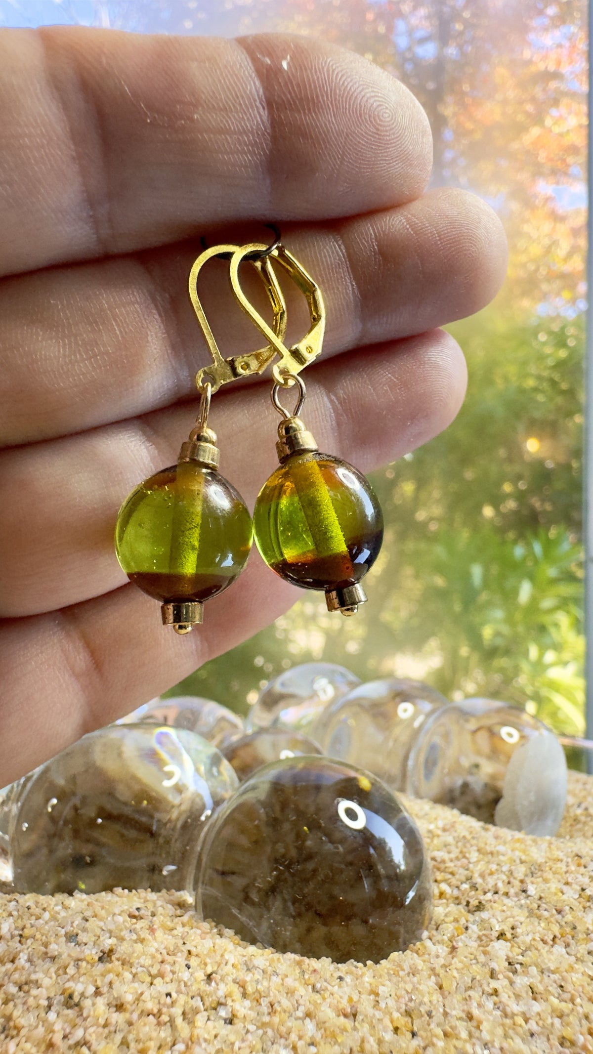Transluscent Autumn Light Gold